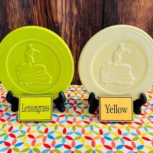 Fiesta Lemongrass and Yellow Trivets